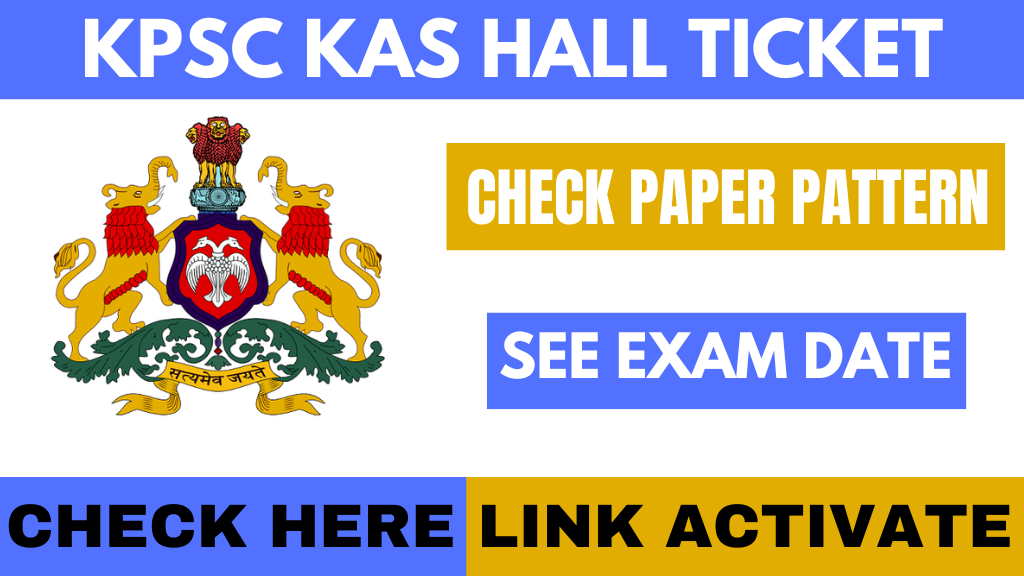 KPSC KAS HALL TICKET